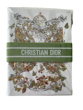 Christian Dior "Around the World" Limited Edition Notebook with Green Logo Band